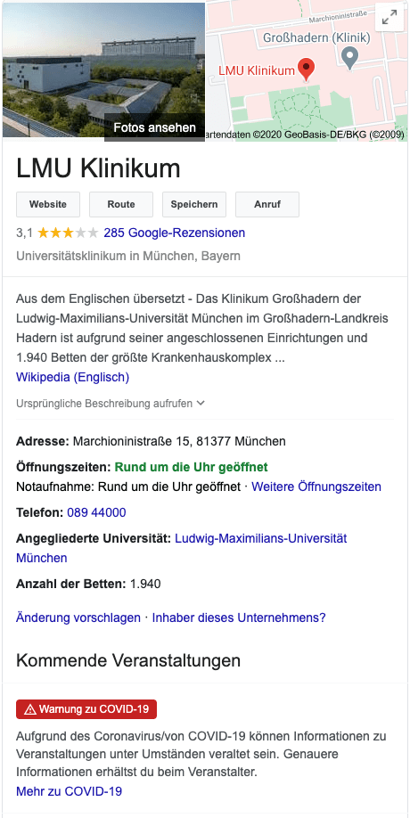 Ratgeber 2021: Google My Business - Wie Sie Ihre geänderten Service / Dienstleistungen publizieren? 13 Near Me Suche 1 |