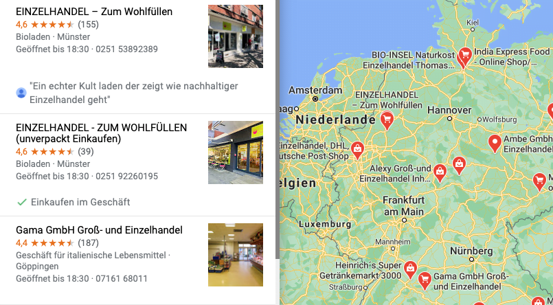 Ratgeber 2021: Google My Business - Wie Sie Ihre geänderten Service / Dienstleistungen publizieren? 14 Near Me Suche 2 |